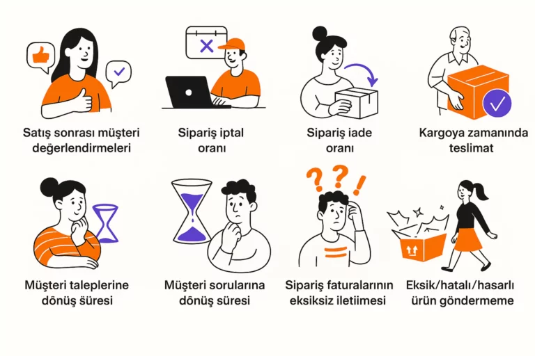 Hepsiburada satıcı puanı kriterleri görseli
